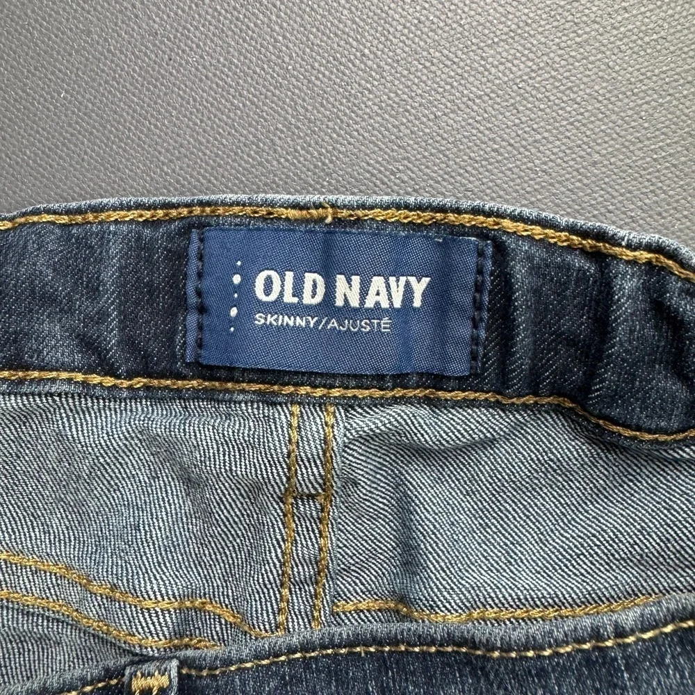 Old Navy Jeans Girls 12 Blue Medium Wash Skinny Stretch Denim Retro Classic Fit